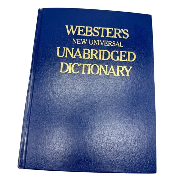 Websters New Universal Unabridged Dictionary Deluxe 2nd Edition hardcover book - Picture 1 of 16